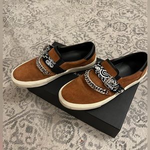 AMIRI Bandana Chain Slip On _ Brown
